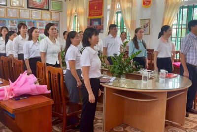 🌺 CHI BỘ TRƯỜNG MẦM NON GIAO PHONG TỔ CHỨC LỄ KẾT NẠP ĐẢNG VIÊN MỚI 🌺
