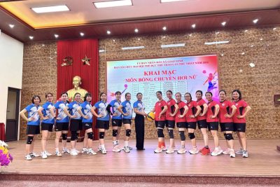 KHAI MẠC GIẢI BÓNG CHUYỀN XÃ GIAO NINH LẦN THỨ I