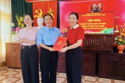 CHI BỘ TRƯỜNG MẦM NON GIAO PHONG TỔ CHỨC HỘI NGHỊ CÔNG BỐ, TRAO QUYẾT ĐỊNH CHỈ ĐỊNH PHÓ BÍ THƯ CHI BỘ VÀ SINH HOẠT CHUYÊN ĐỀ THÁNG 6 NĂM 2026 🌺